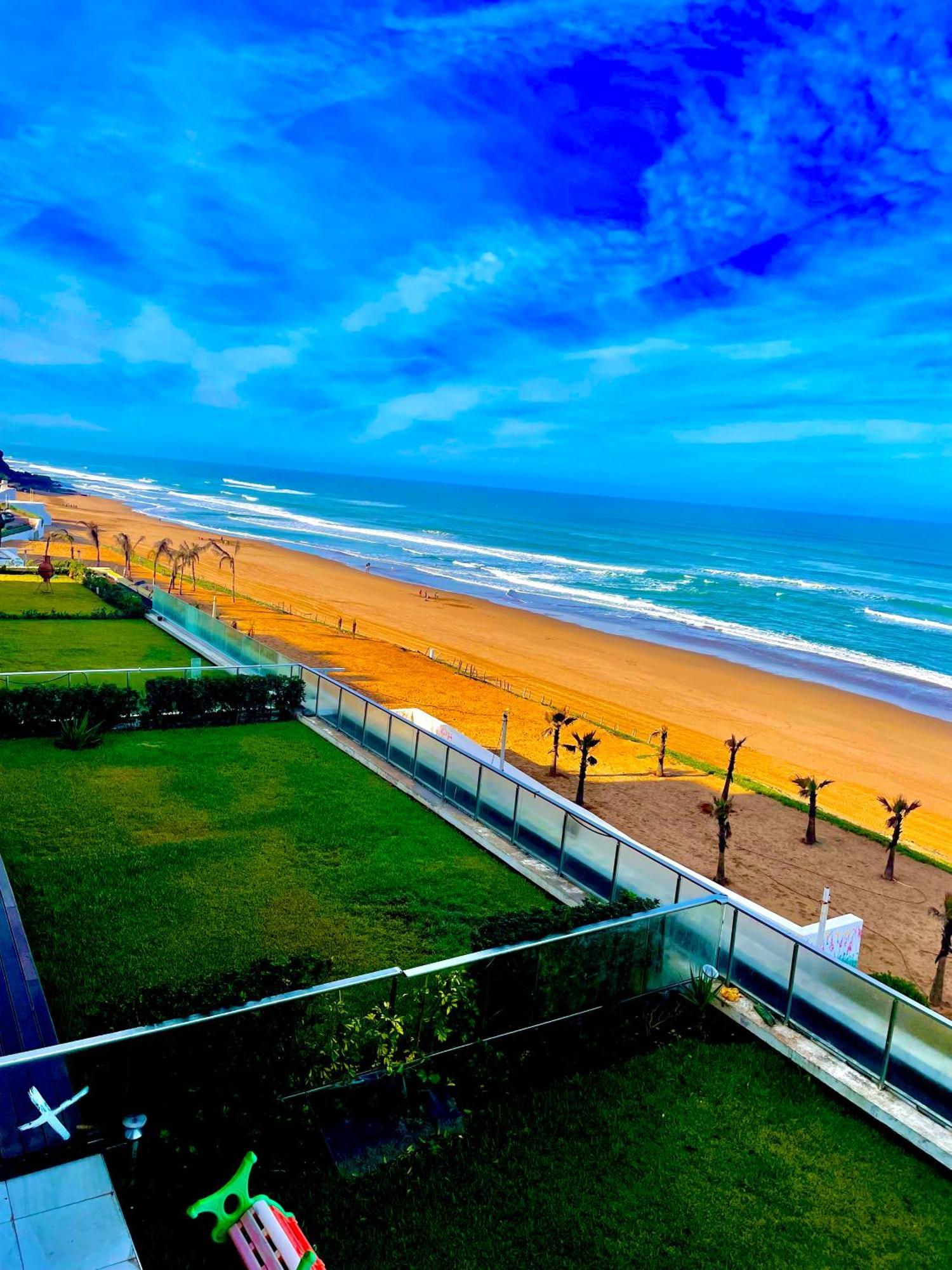 Appart De Luxe Front De Mer Prestigia Plage Des Nations Salé Esterno foto